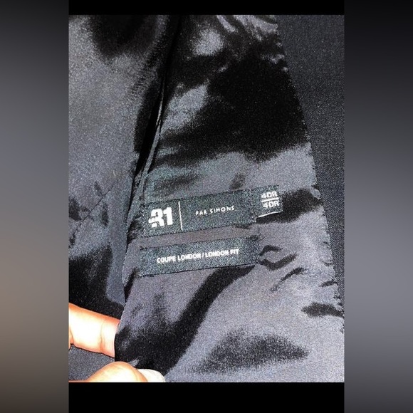 Men’s black waistcoat - Picture 5 of 10